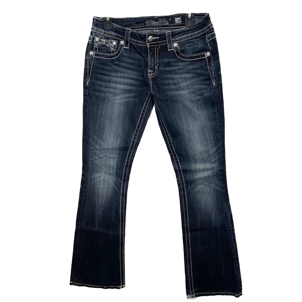 Miss me size 28 boot cut dark wash